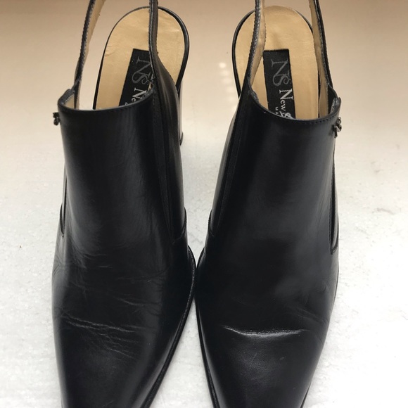 EUC NEW STYLE Italian Leather Sling- Backs Size 8 - Picture 4 of 8